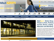 Tablet Screenshot of medi-sport.de